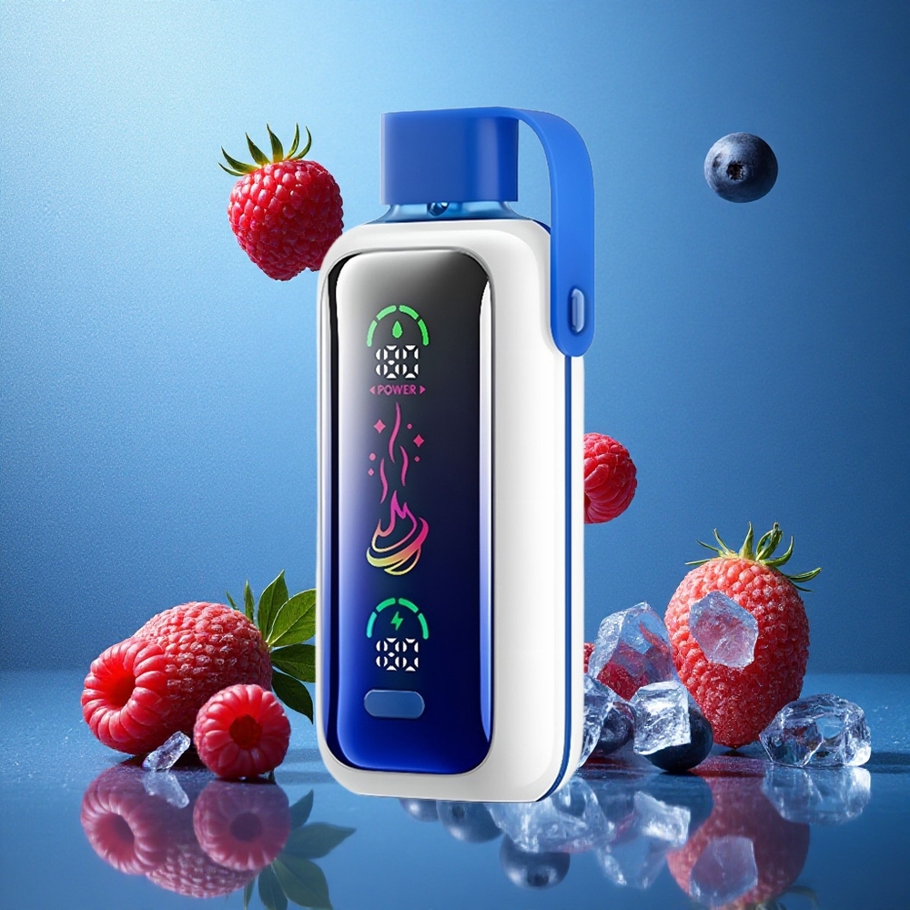 Blå Hallon Is VOZOL Star 20000 Puffs 650mAh Dual Mesh Sverige grossist
