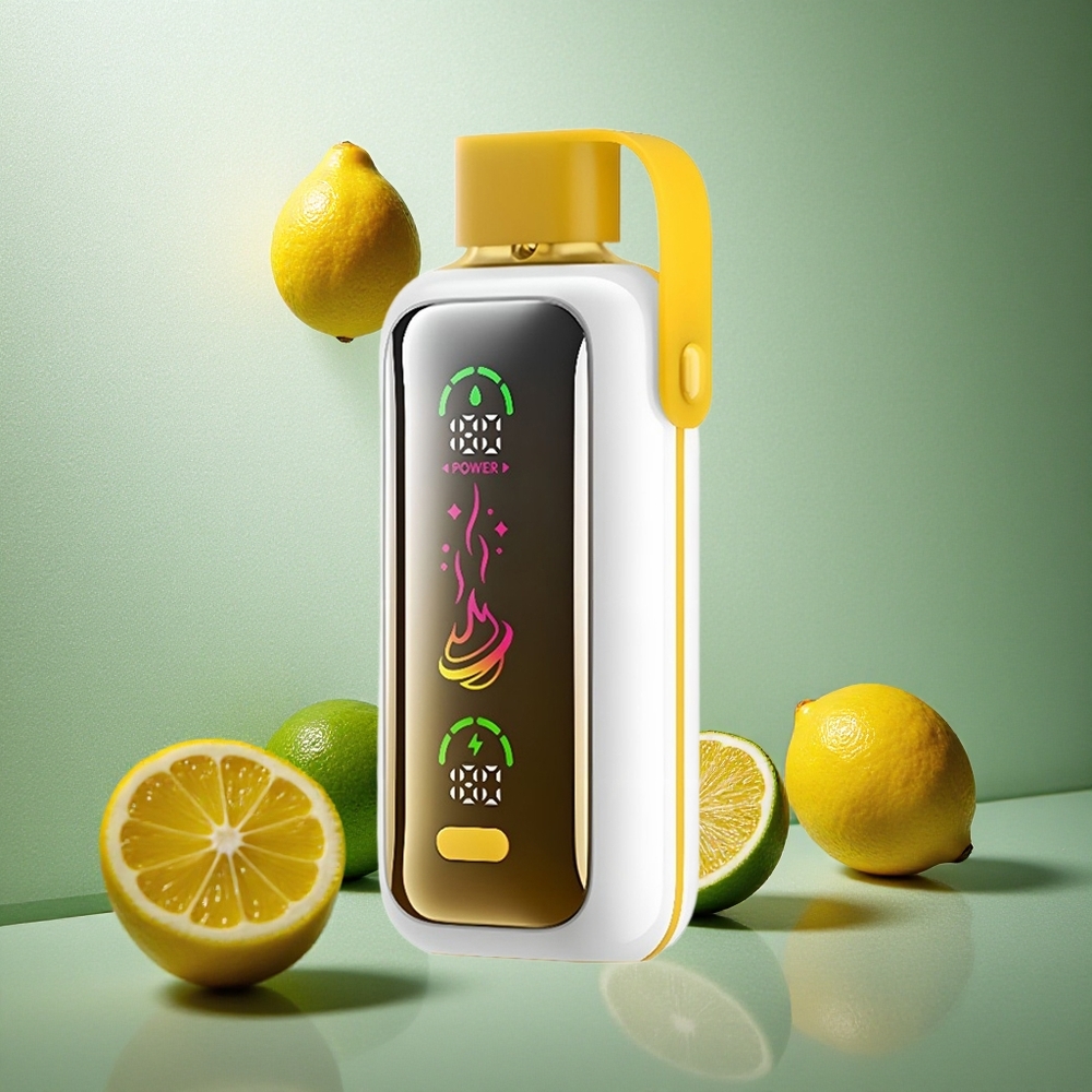 Citron Lime VOZOL Star 20000 Puffs 650mAh 2.2" HD spegel skärm Sverige grossist