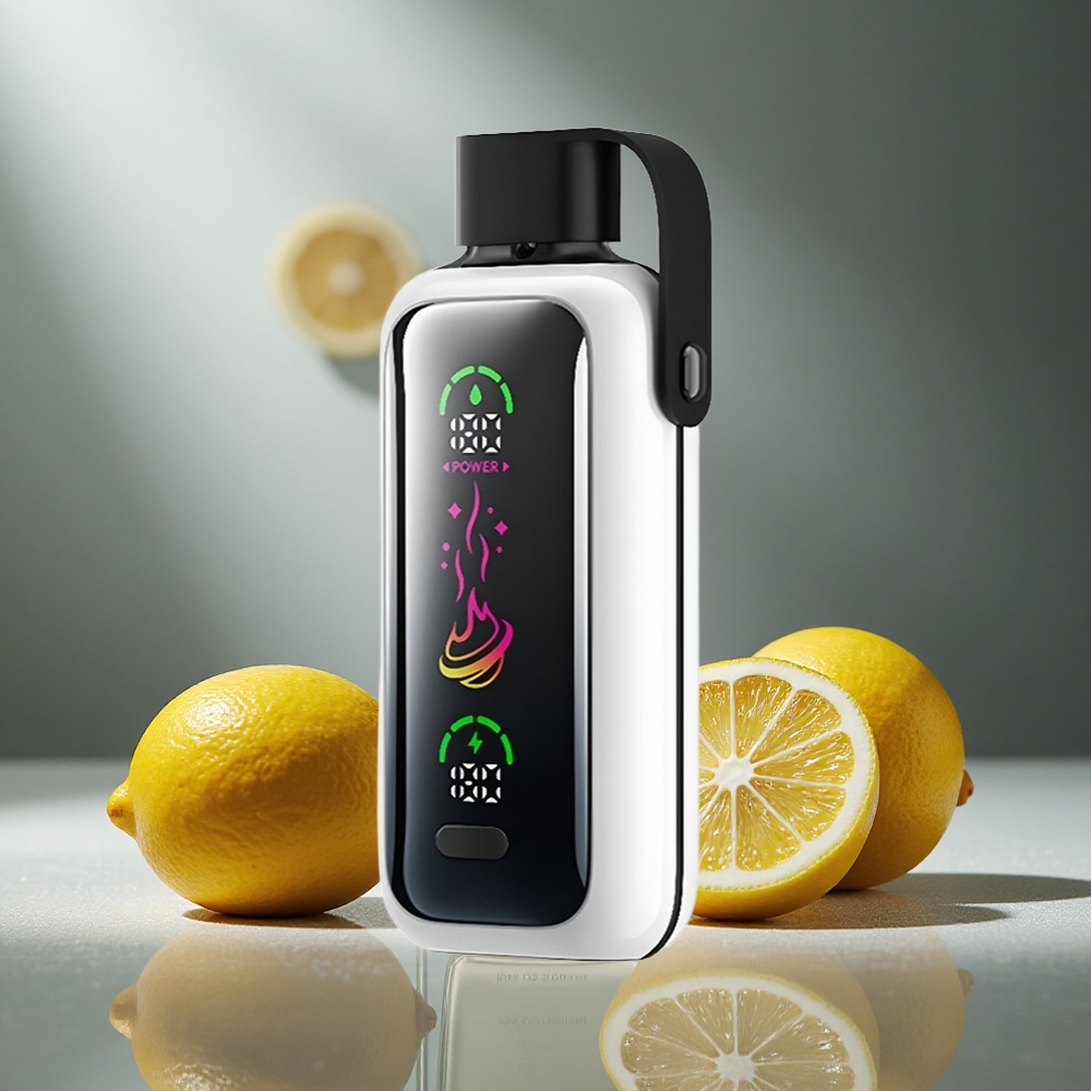 Citronparfym VOZOL Star 20000 Puffs HD-spegel Dubbel mesh Sverige grossist