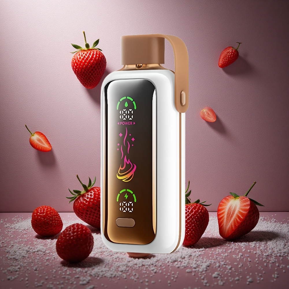 Drakon Jordgubbe Banan VOZOL Star 20000 Puffs 650mAh 2.2" HD spegelskärm Sverige grossist