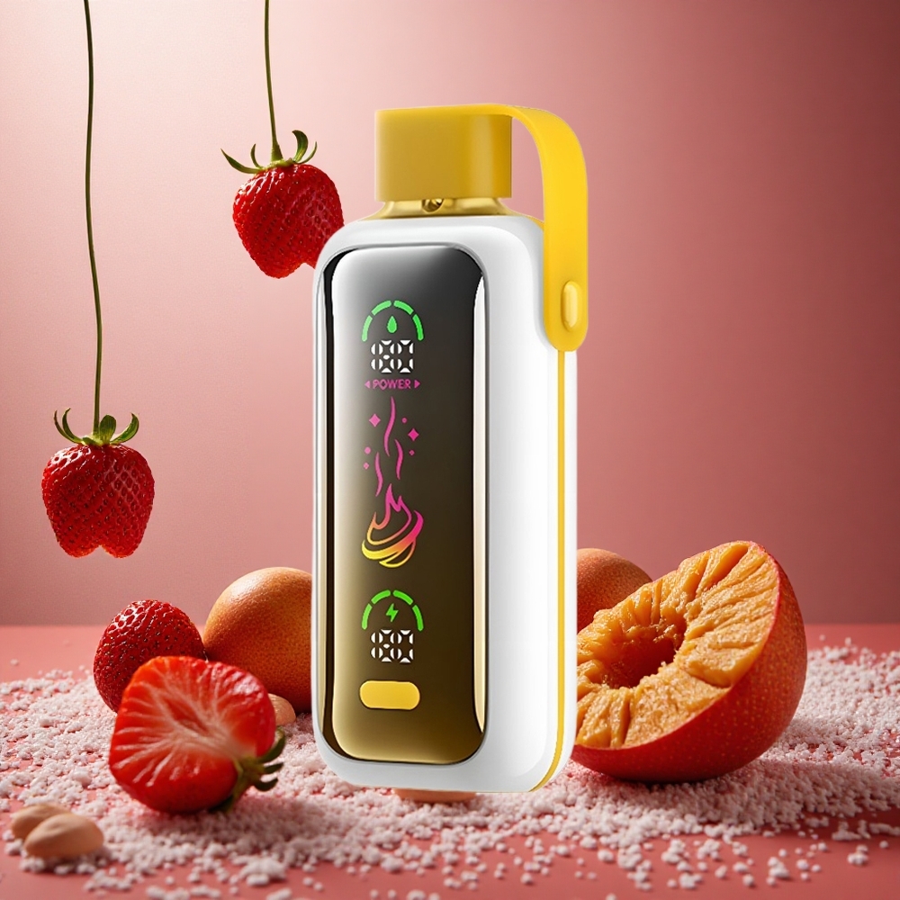 Jordgubb Mango VOZOL Star 20000 Puffs 2.2" HD spegel skärm Dual Mesh Sverige grossist