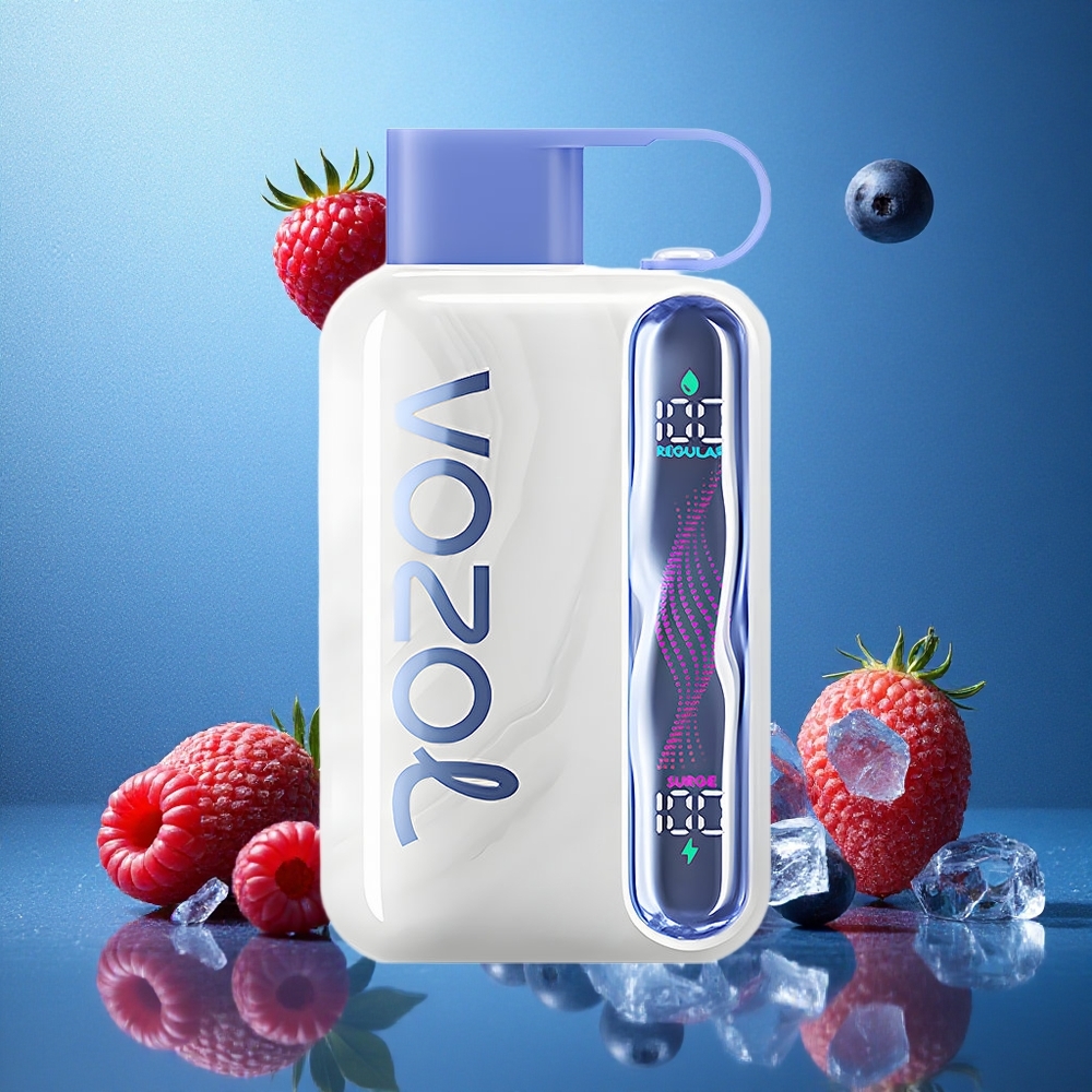 Blå Hallon Is VOZOL STAR 40000 Puffs Engångs Vape 1000mAh Batteri 20/50mg/ml Nikotin Sverige grossist