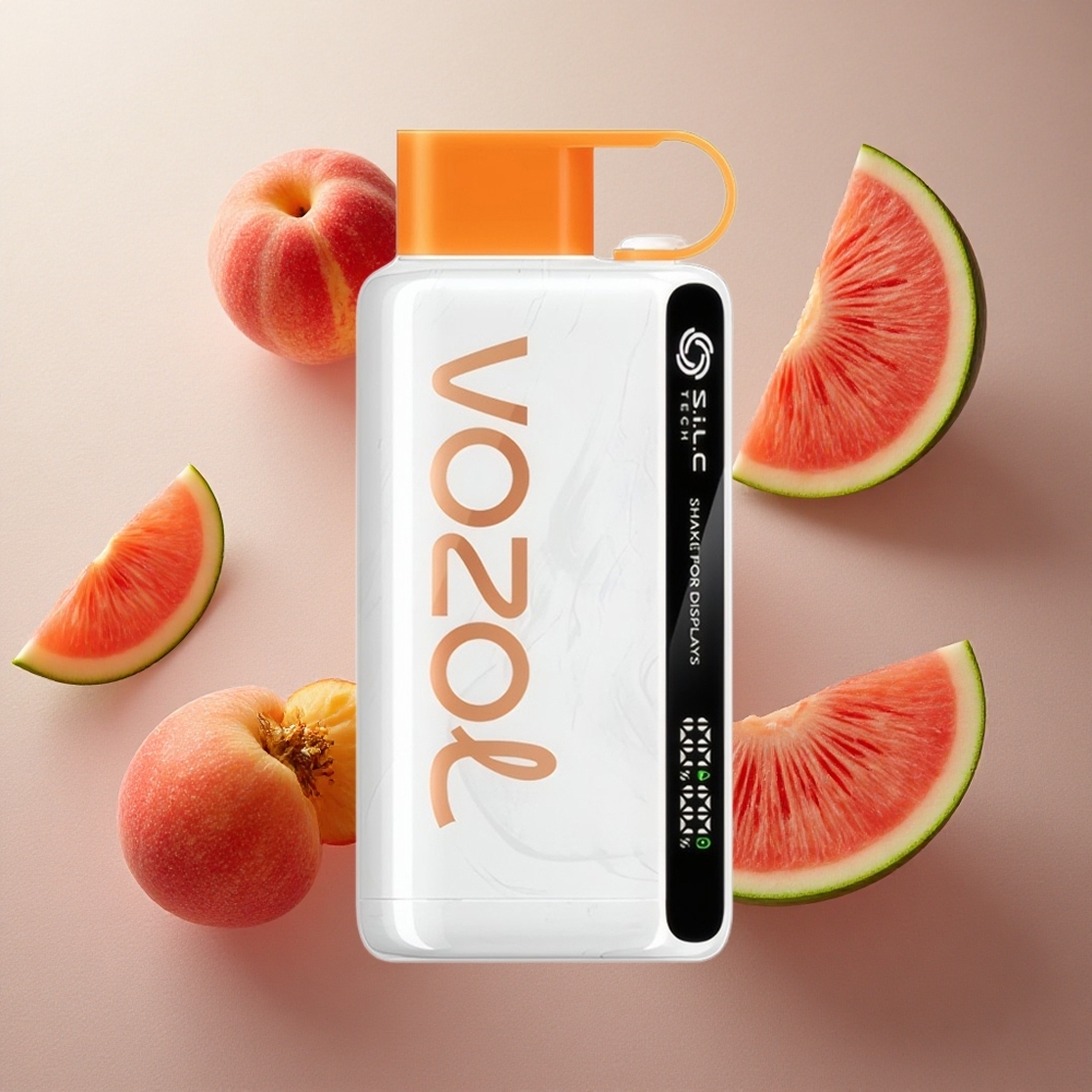 Persika Mango Vattenmelon VOZOL STAR 9000/12000 650mAh Batterikapacitet 30% snabbare laddning Sverige grossist