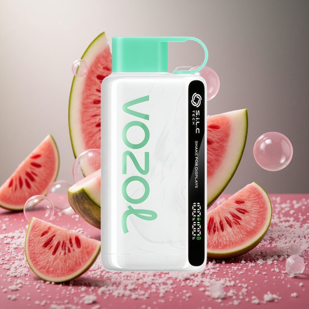 Vattenmelon Tuggummi VOZOL STAR 9000/12000 Engångs Vape 650mAh Batterikapacitet 30% Snabbare Laddning Sverige grossist