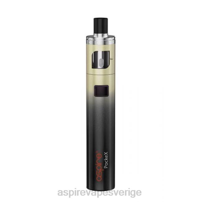 Aspire Vape Shop - Aspire Pockex jubileumsupplaga kit R884119 guldgradient